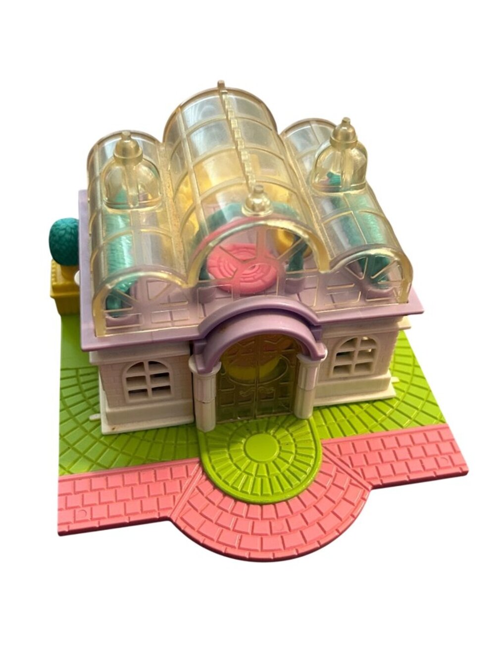 Polly Pocket Vintage Wedding Chapel Compact Playset With 3 Dolls 1990s Miniature